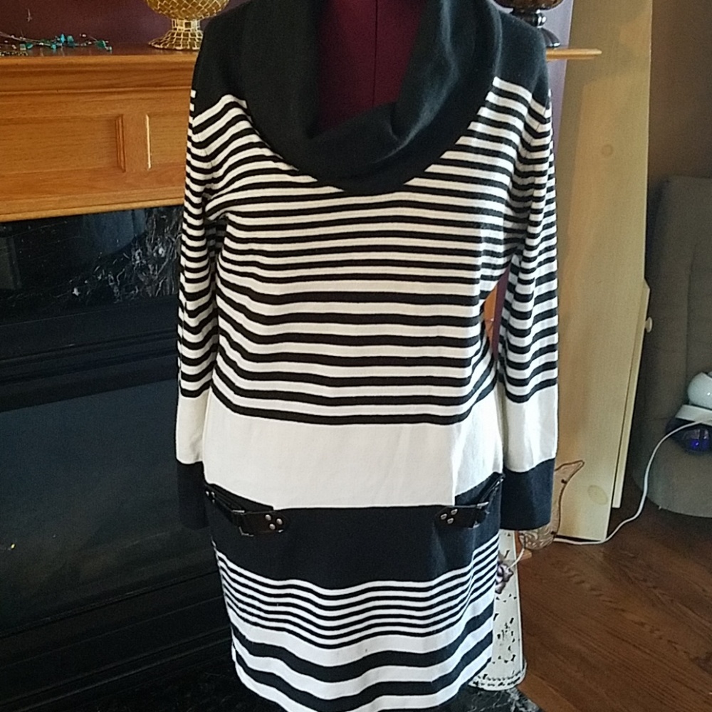 Say what 2xl sweater dress with mock belt